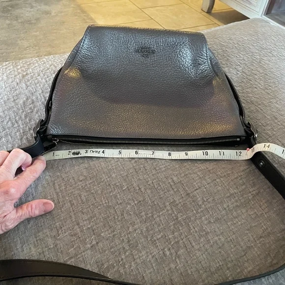 Coach Platinum Leather Messenger Bag - Picture 7 of 7